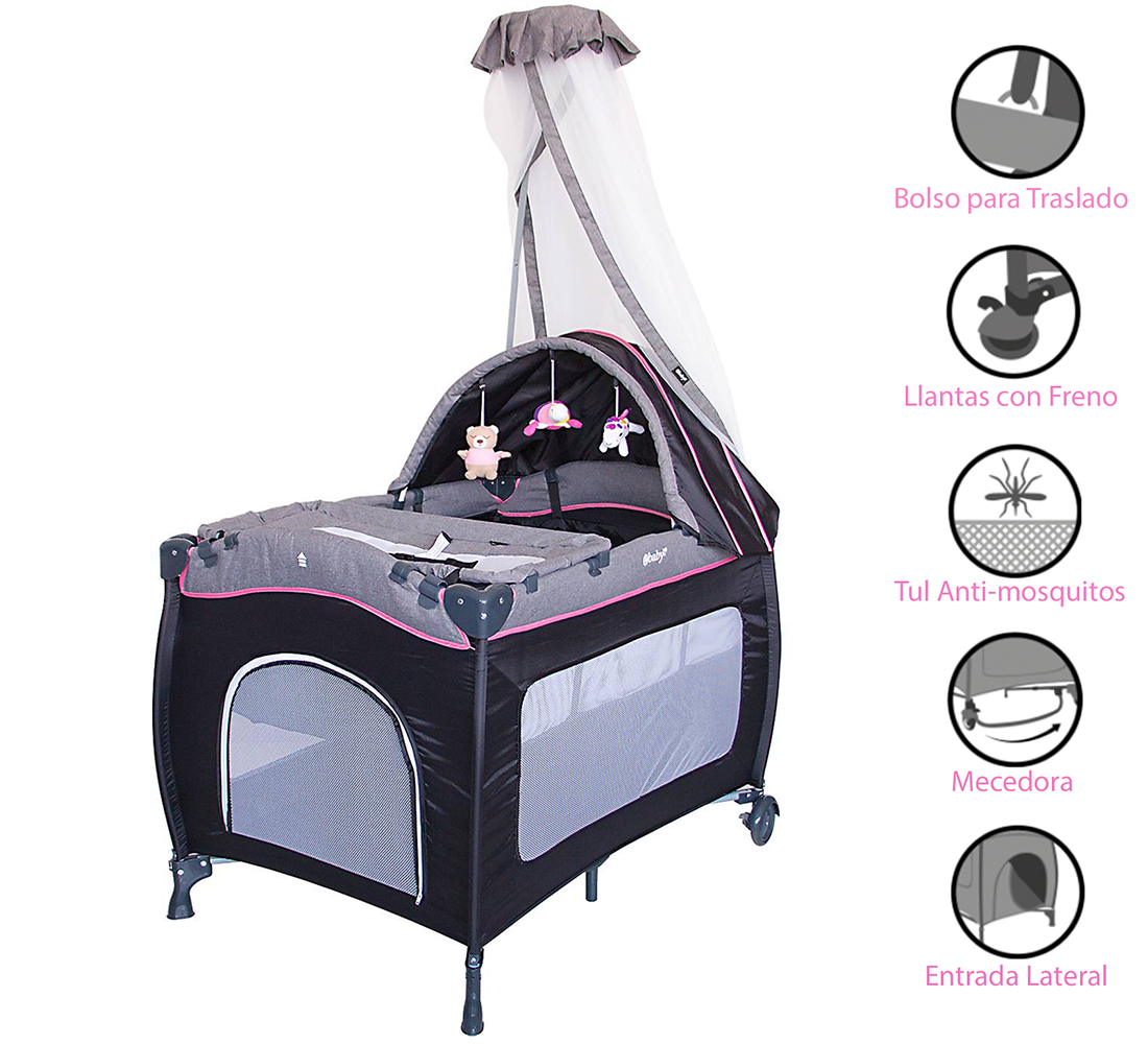 Cuna Corral Mecedora SALLY 716 Tul Reina
