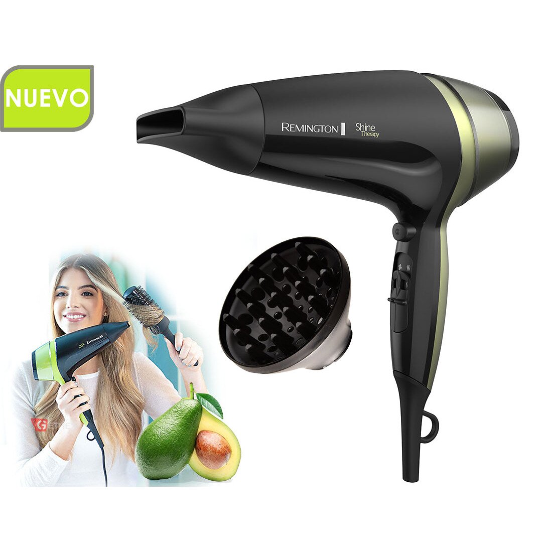 Secador de Cabello Aguacate con Macadamia 2100W