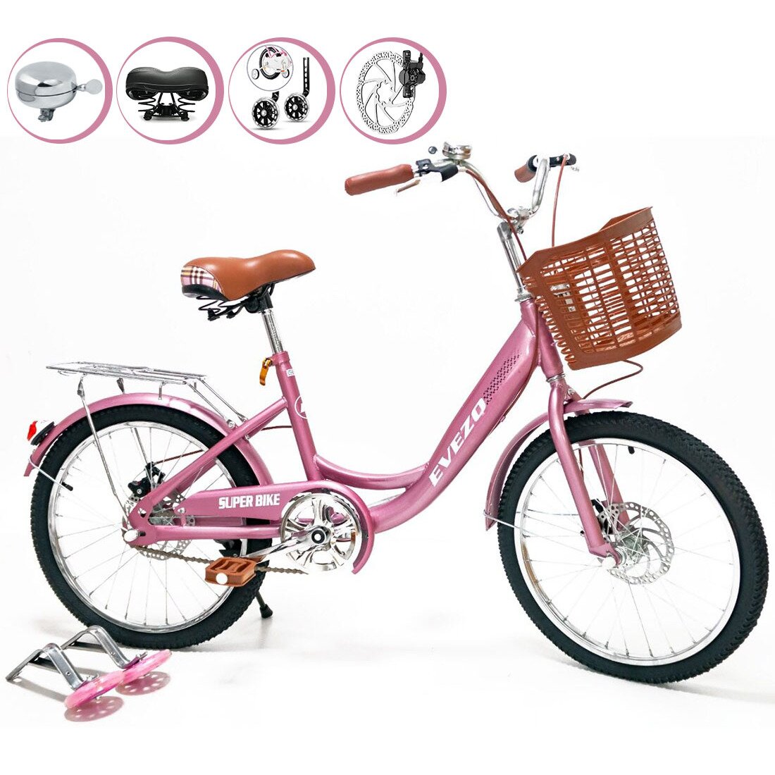 Bicicleta Caera SOFIA Aro 20 Pink