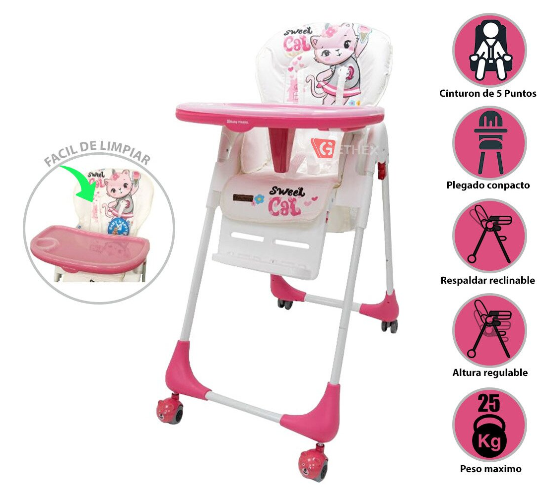 Silla de Comer Regulable BH-350