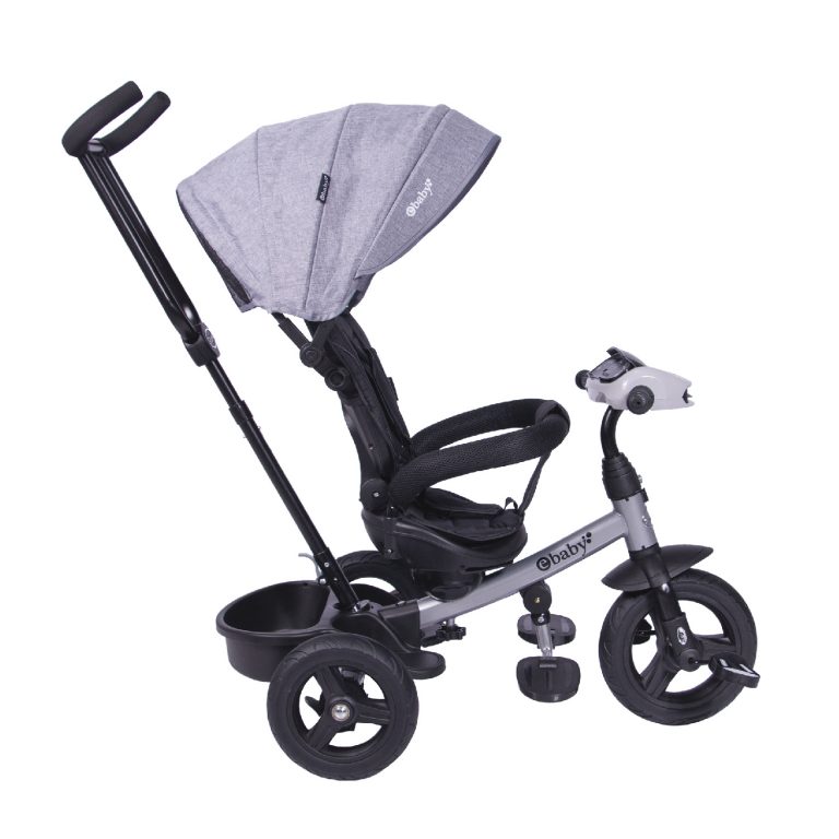 Triciclo Guiador Ebaby "ESPIN" GRAY