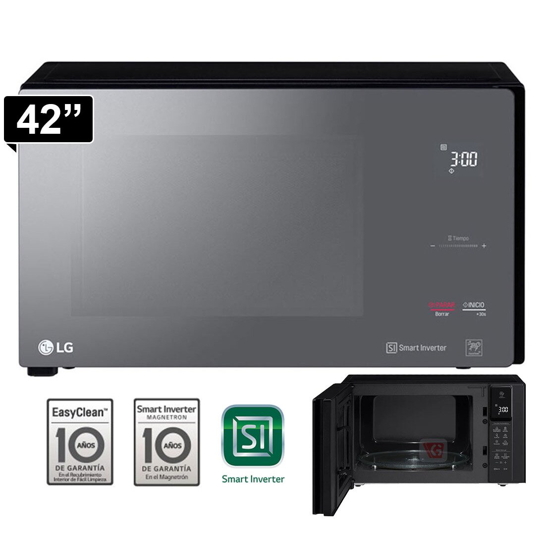 Horno Microonda LG NeoChef 42 Litros MS4296DIR