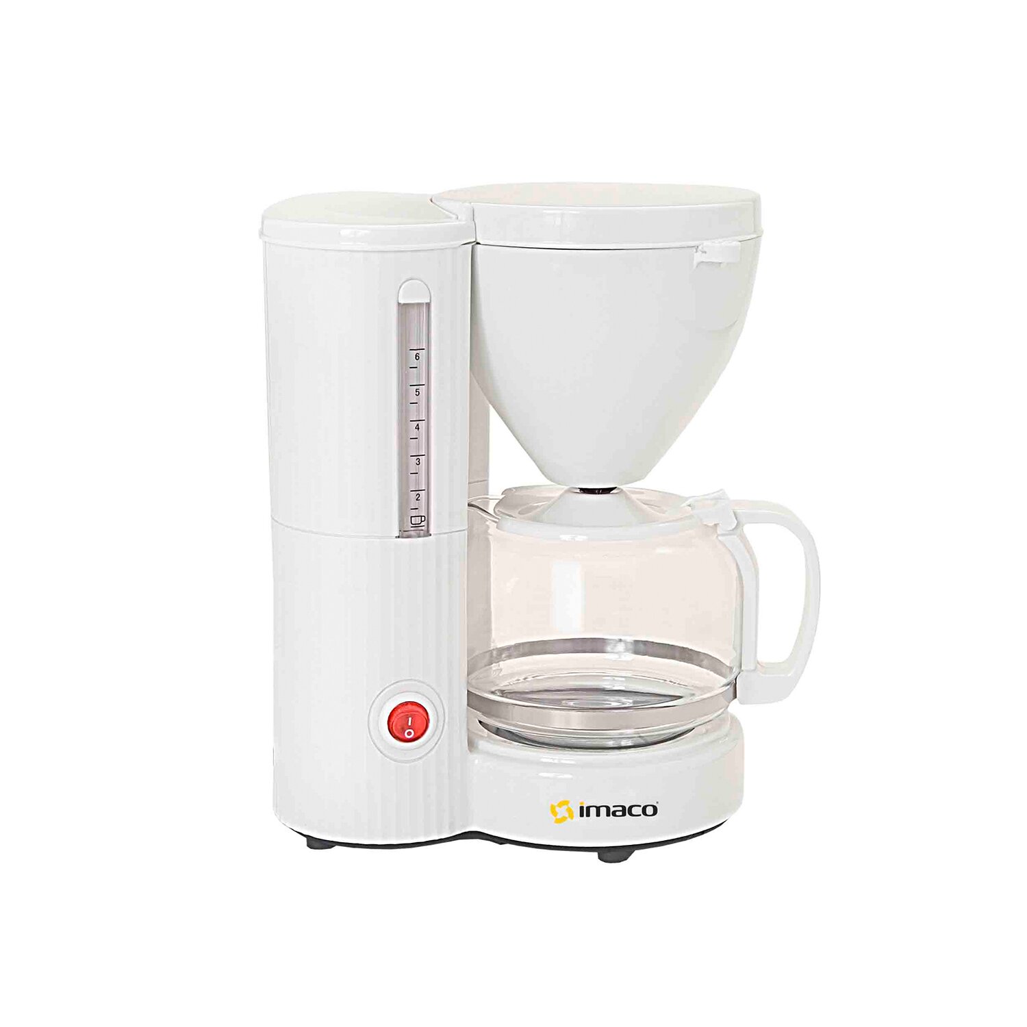 Cafetera Eléctrica ICM608 6 a 8 Tazas Blanco