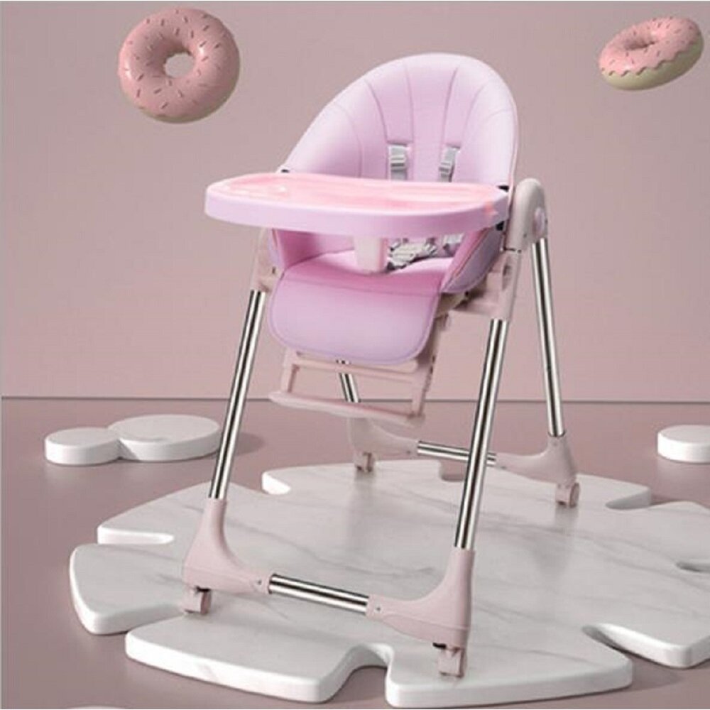 Silla para Comer Plegable - Rosado