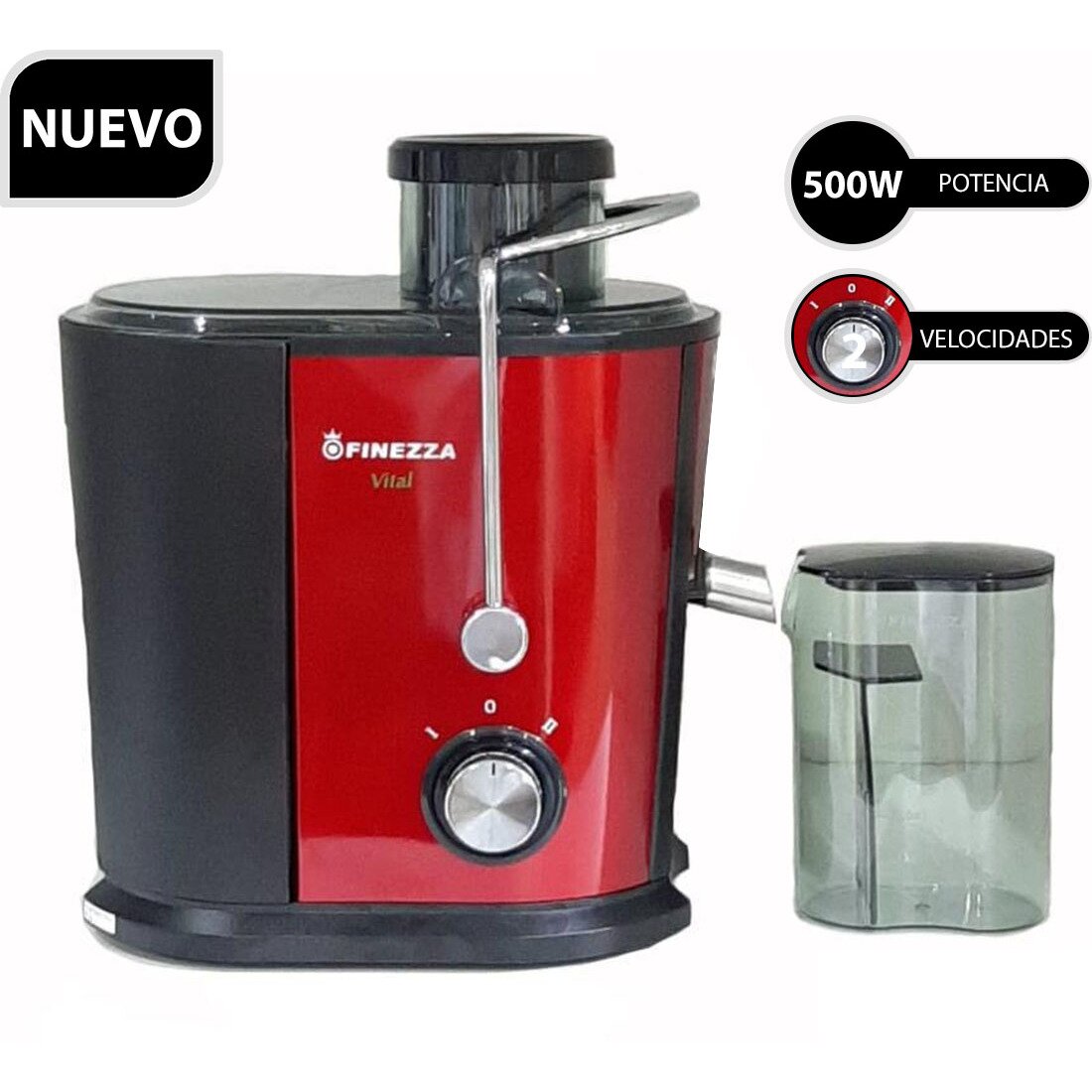 Extractor de Jugo FINEZZA FZ-6096EX 500W
