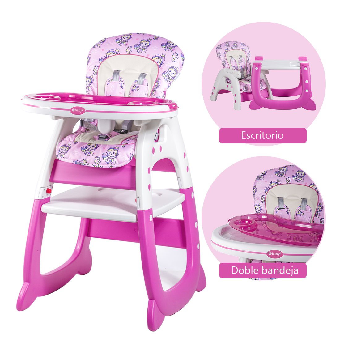 Silla De Comer Escritorio Sirenita MERLY 625-3