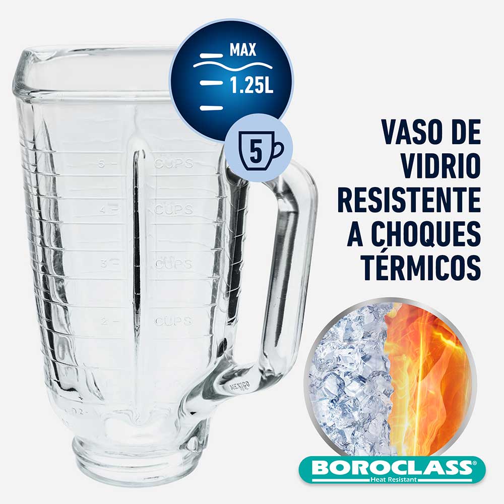 Vaso De Vidrio  BLSTAJ-GTS-011 1.25L