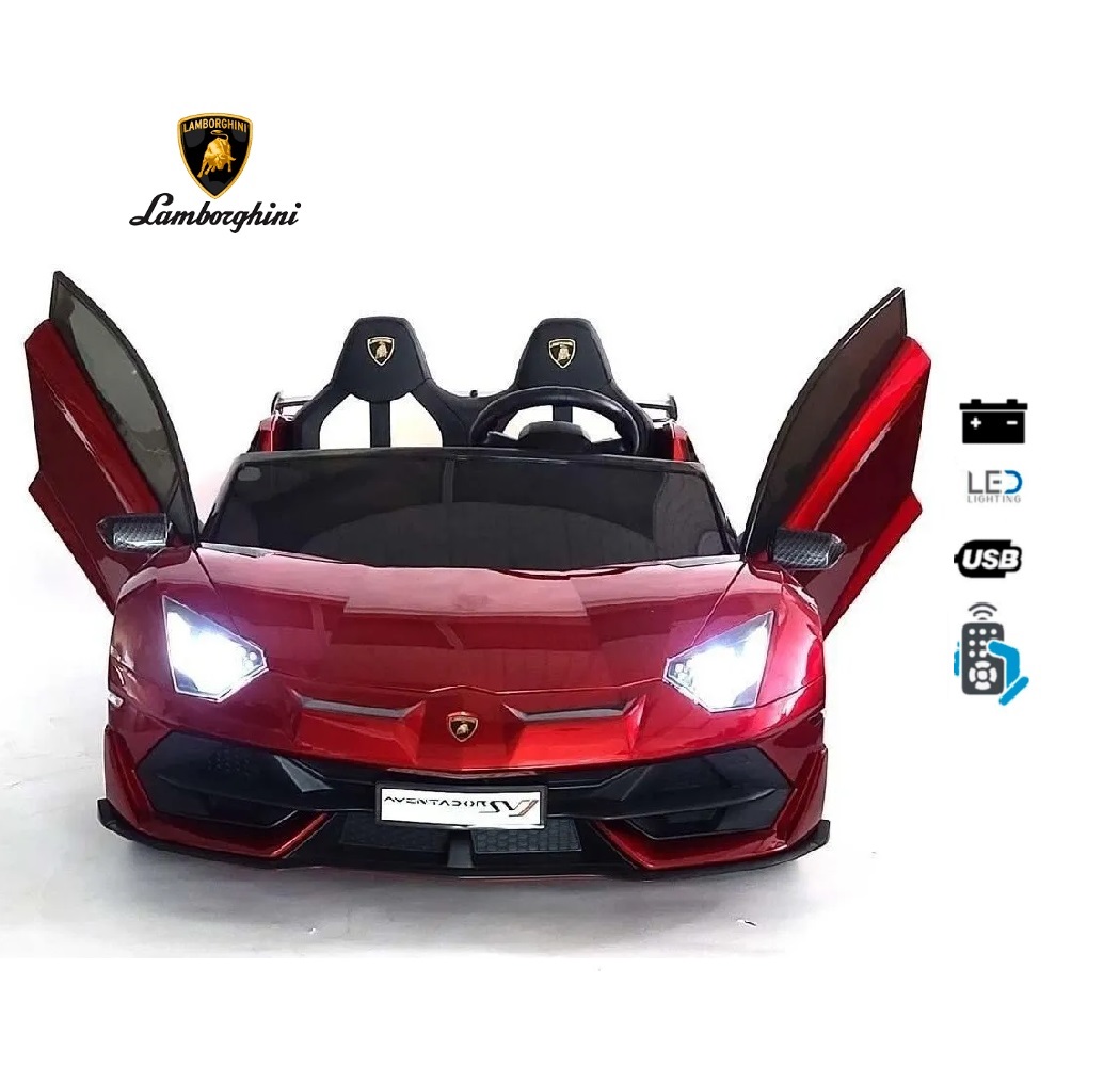 Auto a Bateria Lamborghini Aventador Licenciado Rojo
