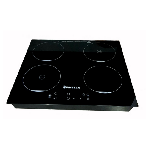 Cocina de inducción FINEZZA FZ-318IN4 de 4 hornillas – Negro