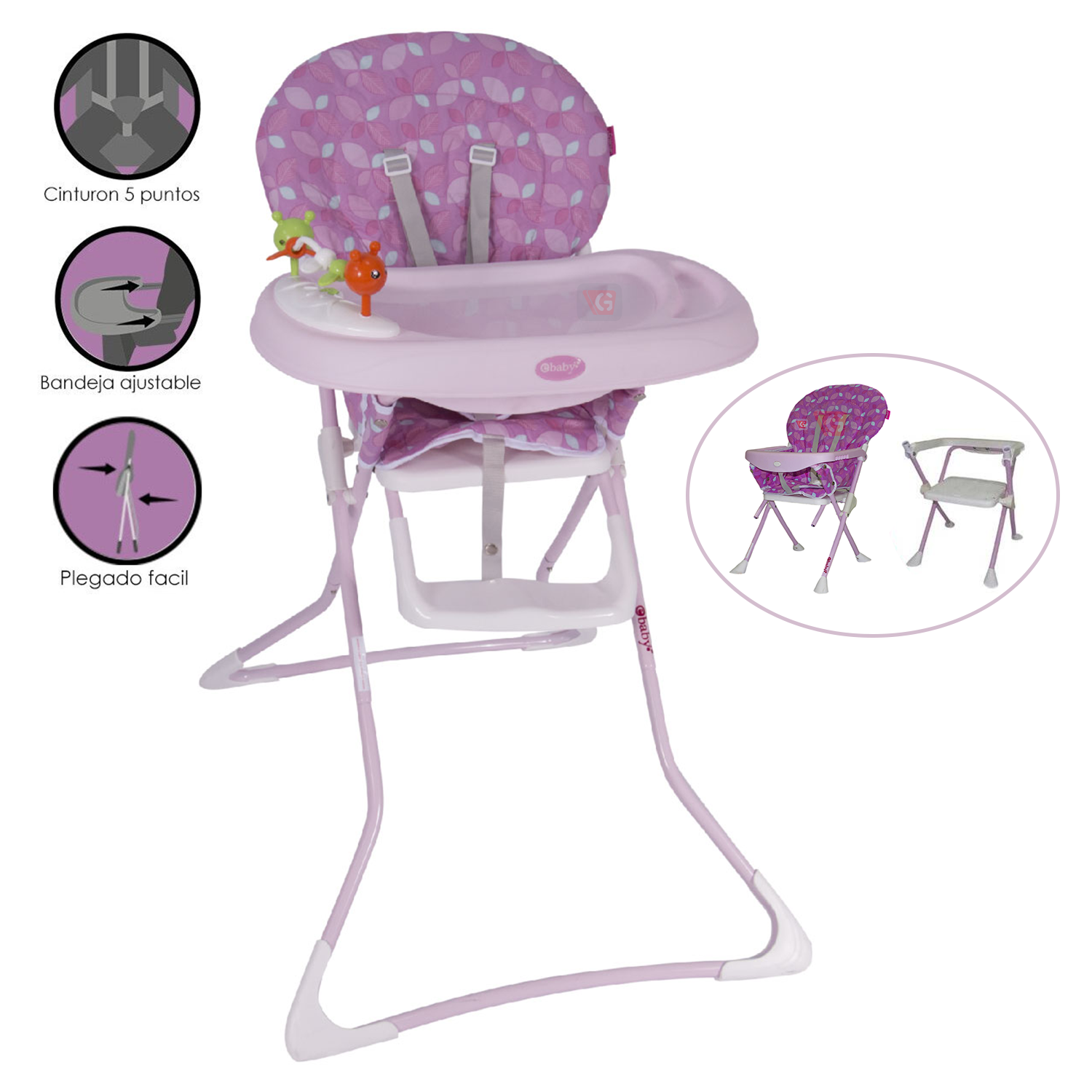 Silla De Comer BADALA 628 Plegable