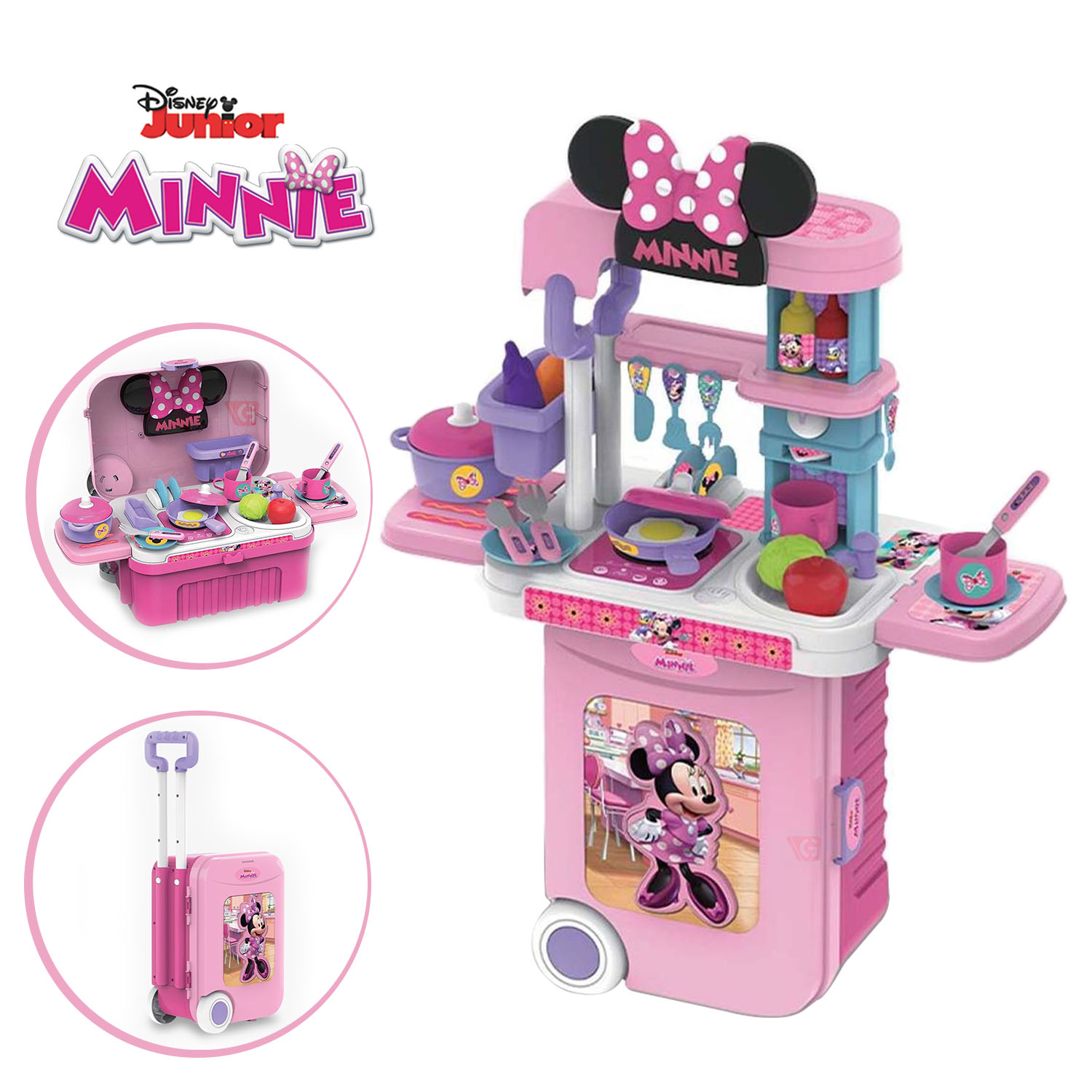 Set de Cocina Maleta Minnie Mouse