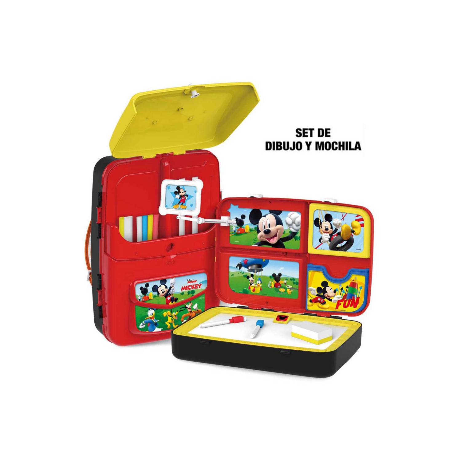 Set De Dibujo Y Mochila De Mickey Mouse Disney