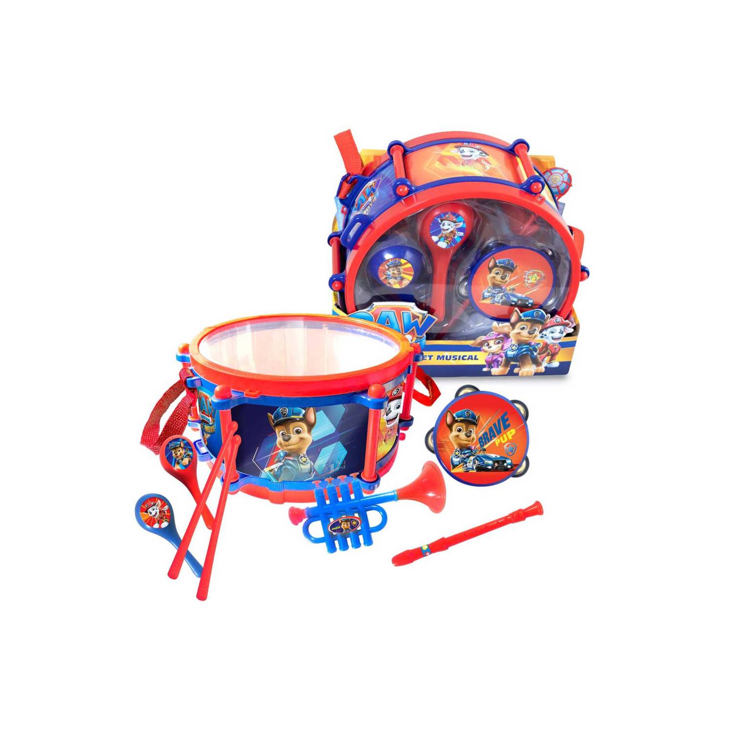 Set Tambor E Instrumentos Musicales De Paw Patrol