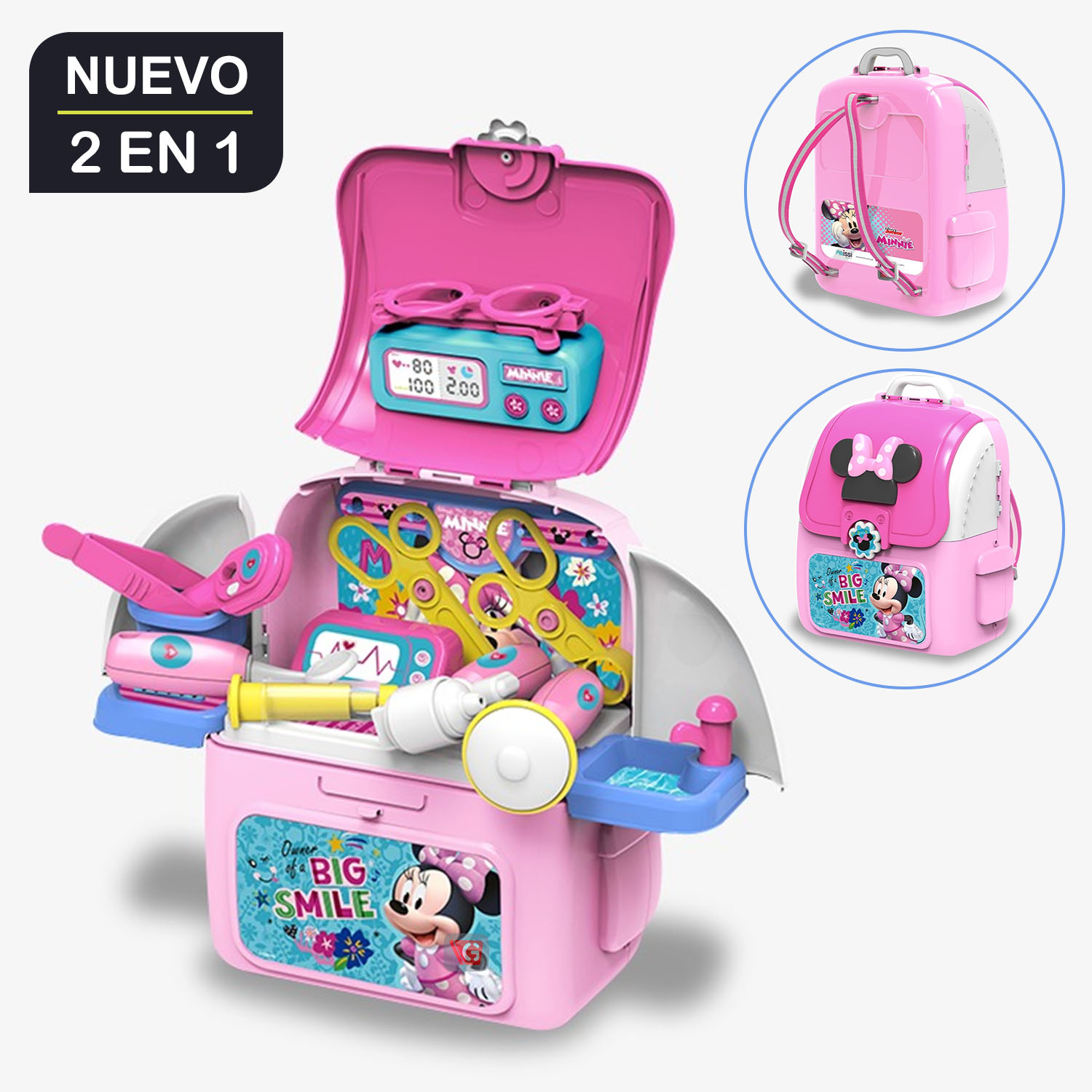 Set de Enfermera y Mochila Minnie Mouse