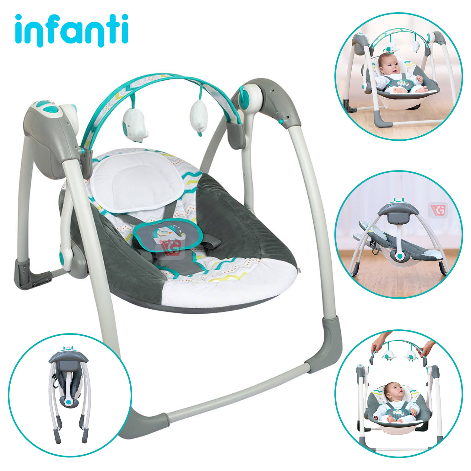 Silla Nido Swing Infanti Verde