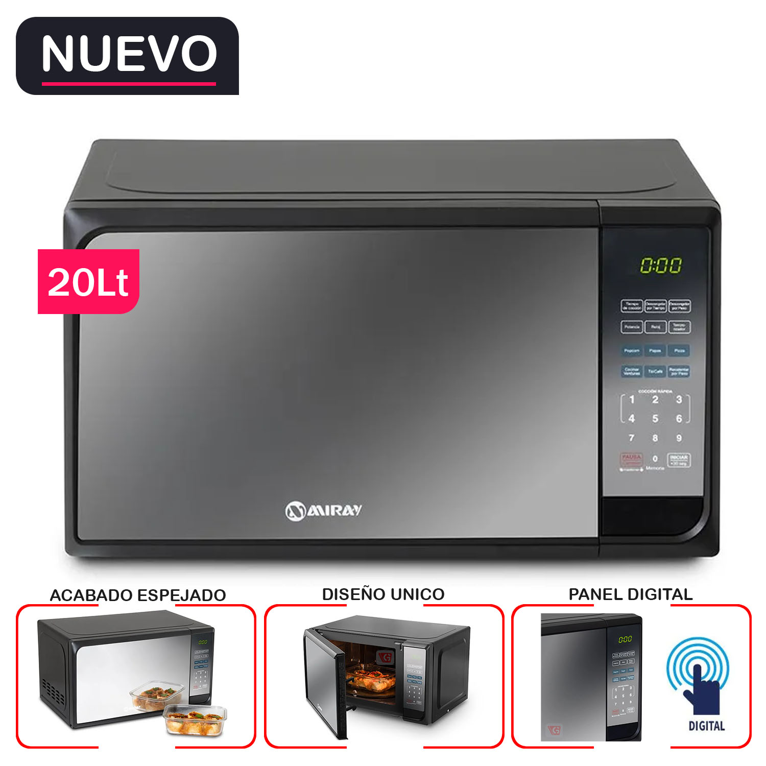 Horno Microondas Miray HMM-20N