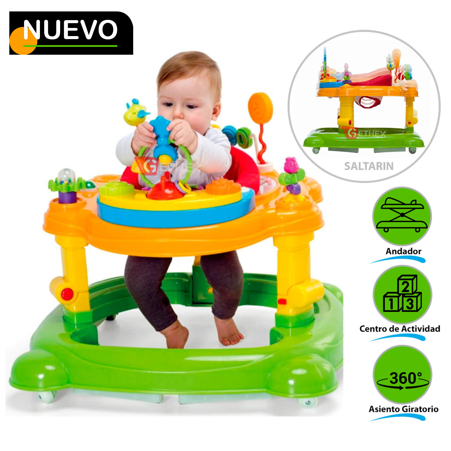 ANDADOR CENTRO DE ACTIVIDADES 4 en 1 – BABY KITS