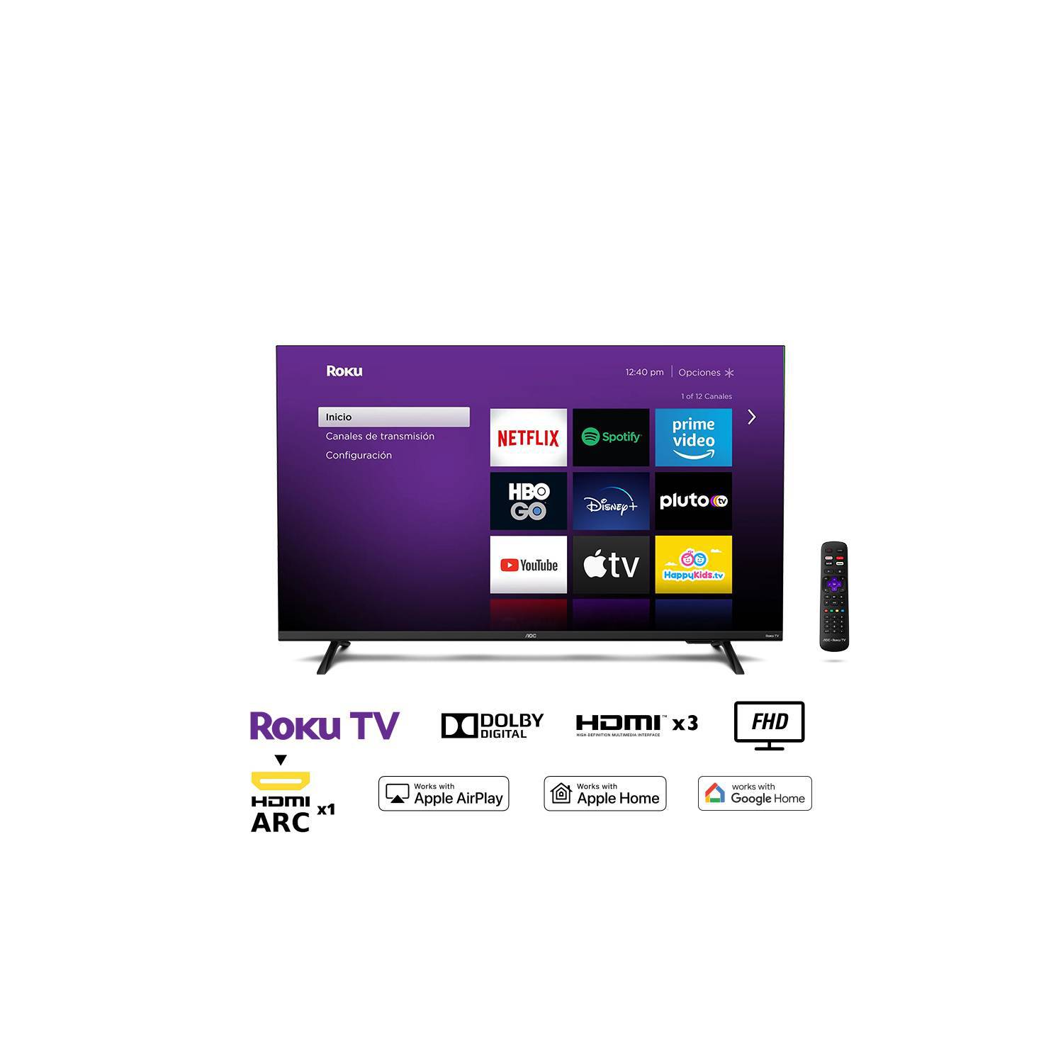 Televisor AOC LED Smart TV FHD 43 43S5135