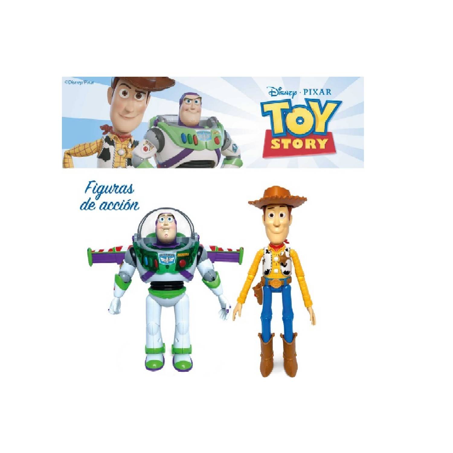 Set de Figuras de Acción Woody y Buzzlightyear