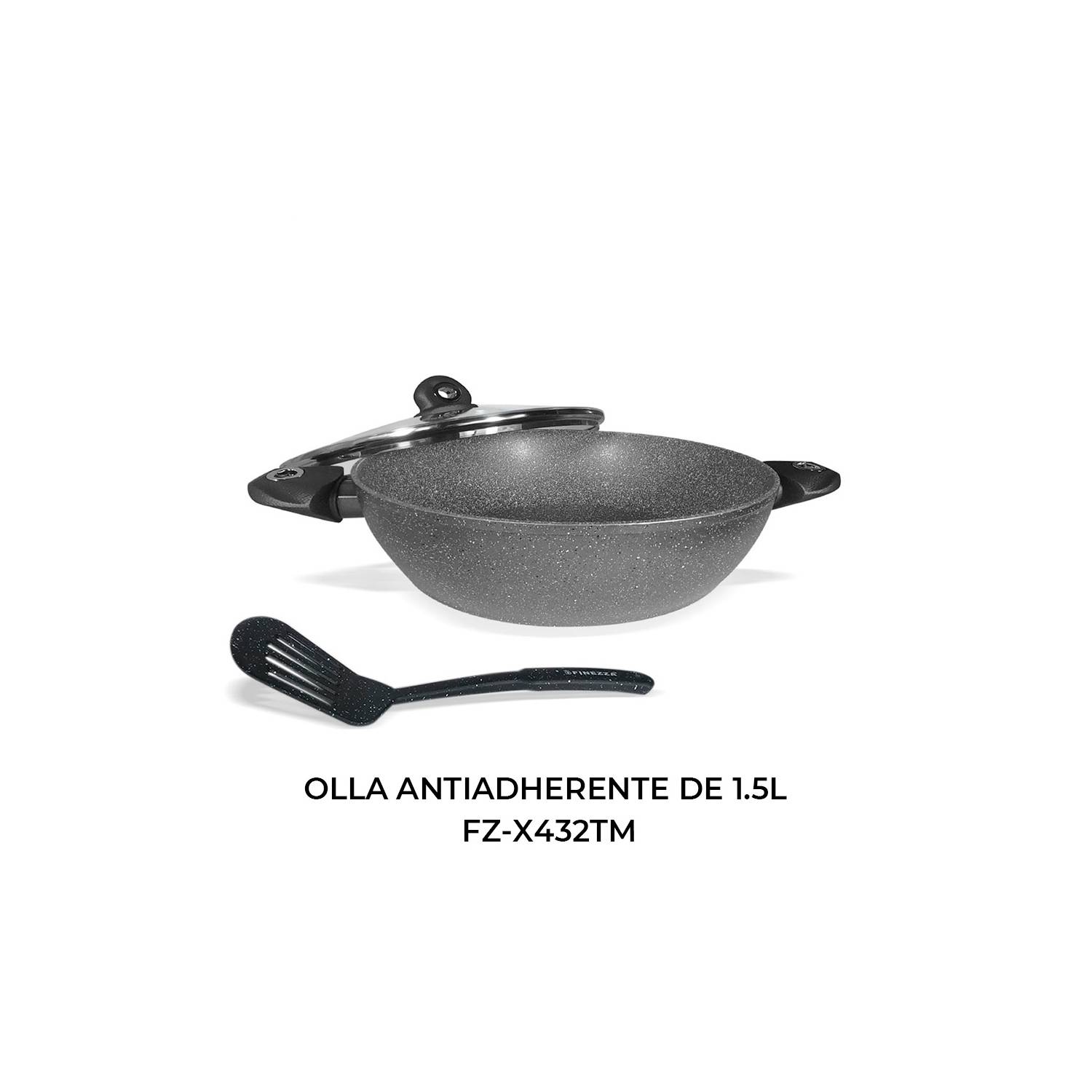 OLLA ANTIADHERENTE DE GRANITO DE 15L FZ-X432TM