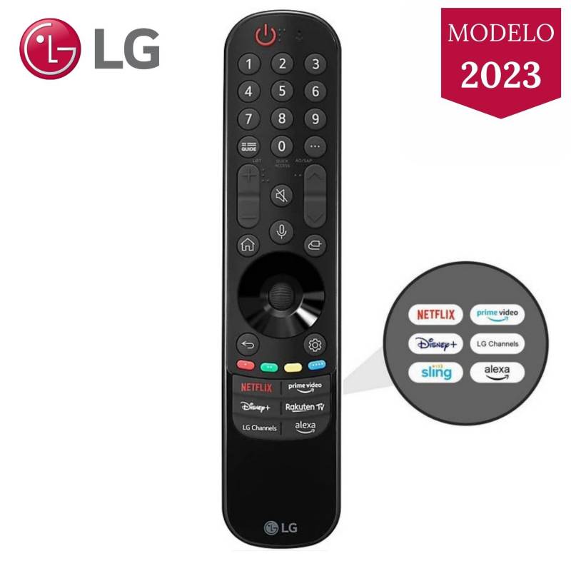 Control Magic LG MR23GN Con Botón Alexa Y LG Channels Modelo 2023
