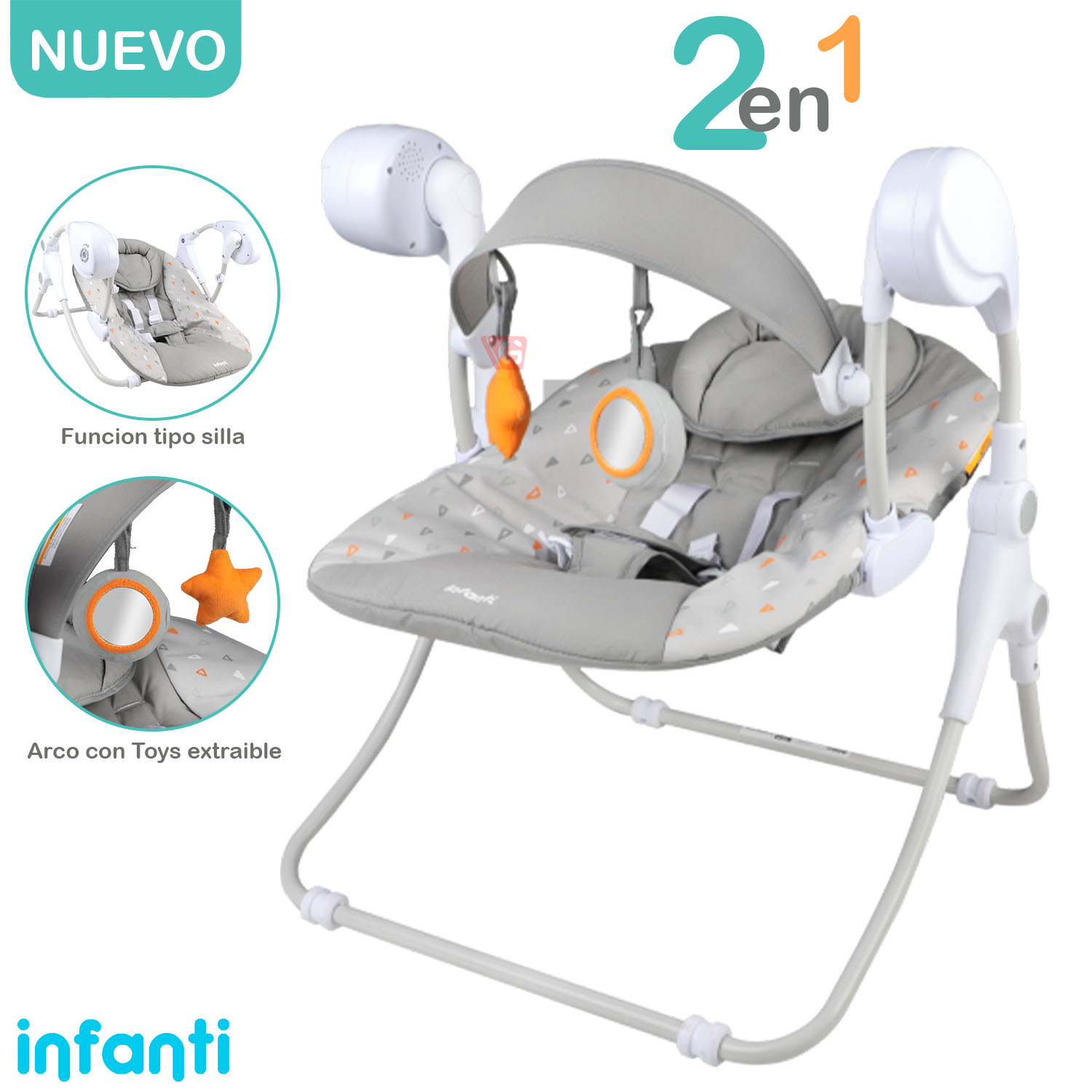 Silla Nido 2 en 1 SPACE 8173