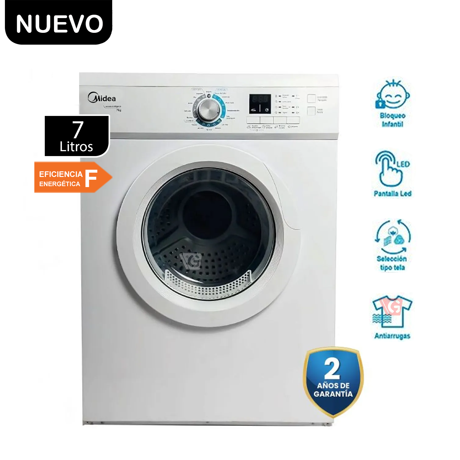 Secadora 7Kg Blanca MLDE07D4DW