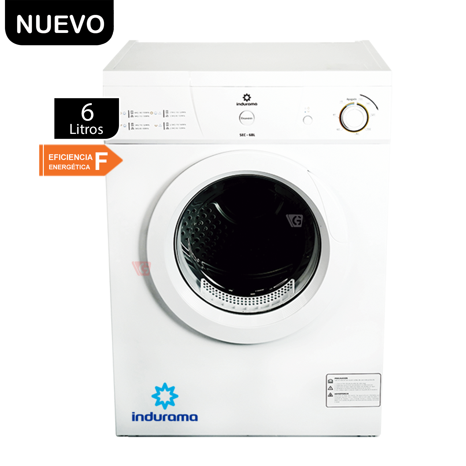  Secadora de 8 Niveles Indurama SEC-6BL Blanco