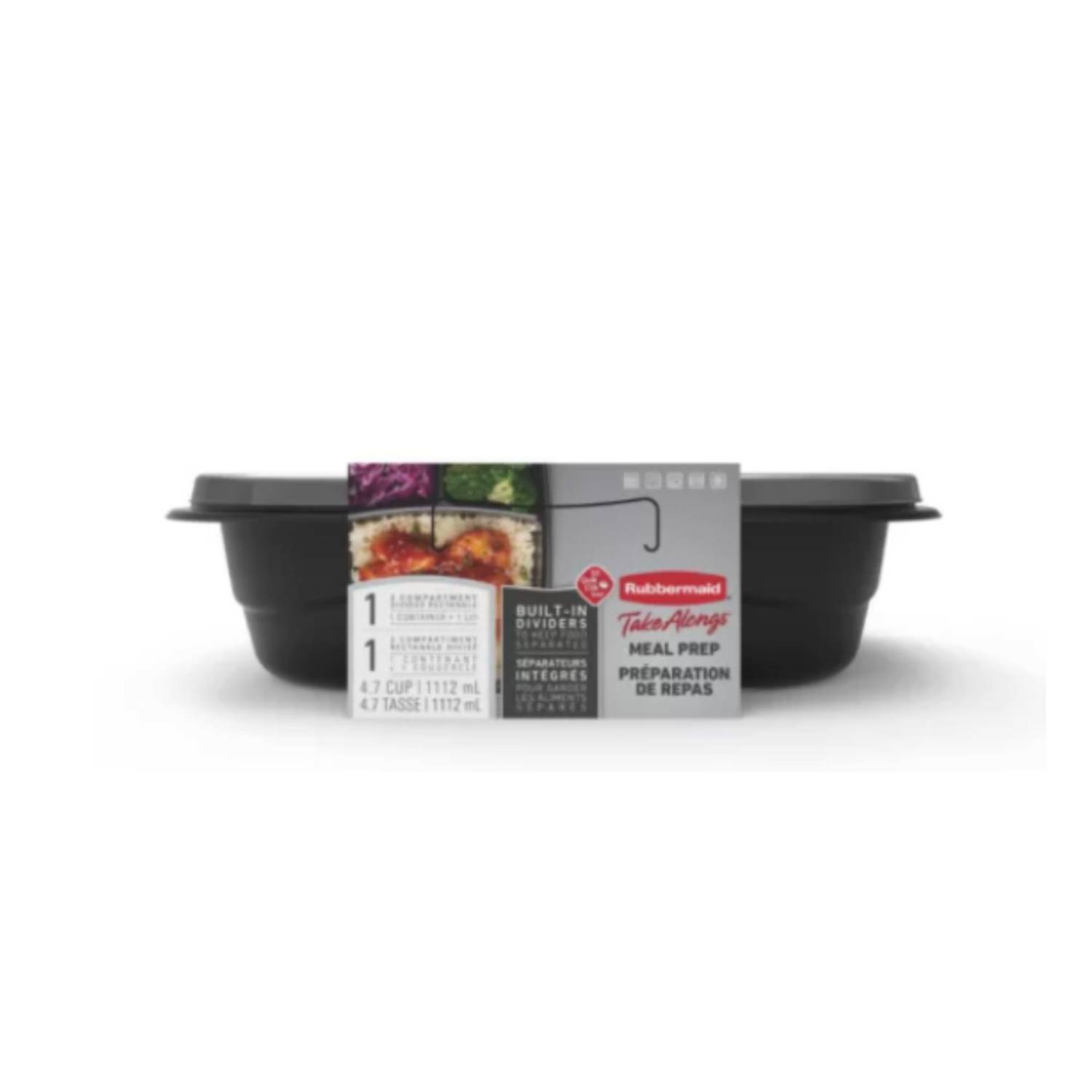 Hermetico Rubbermaid TakeAlongs Meal Prep 1112mL