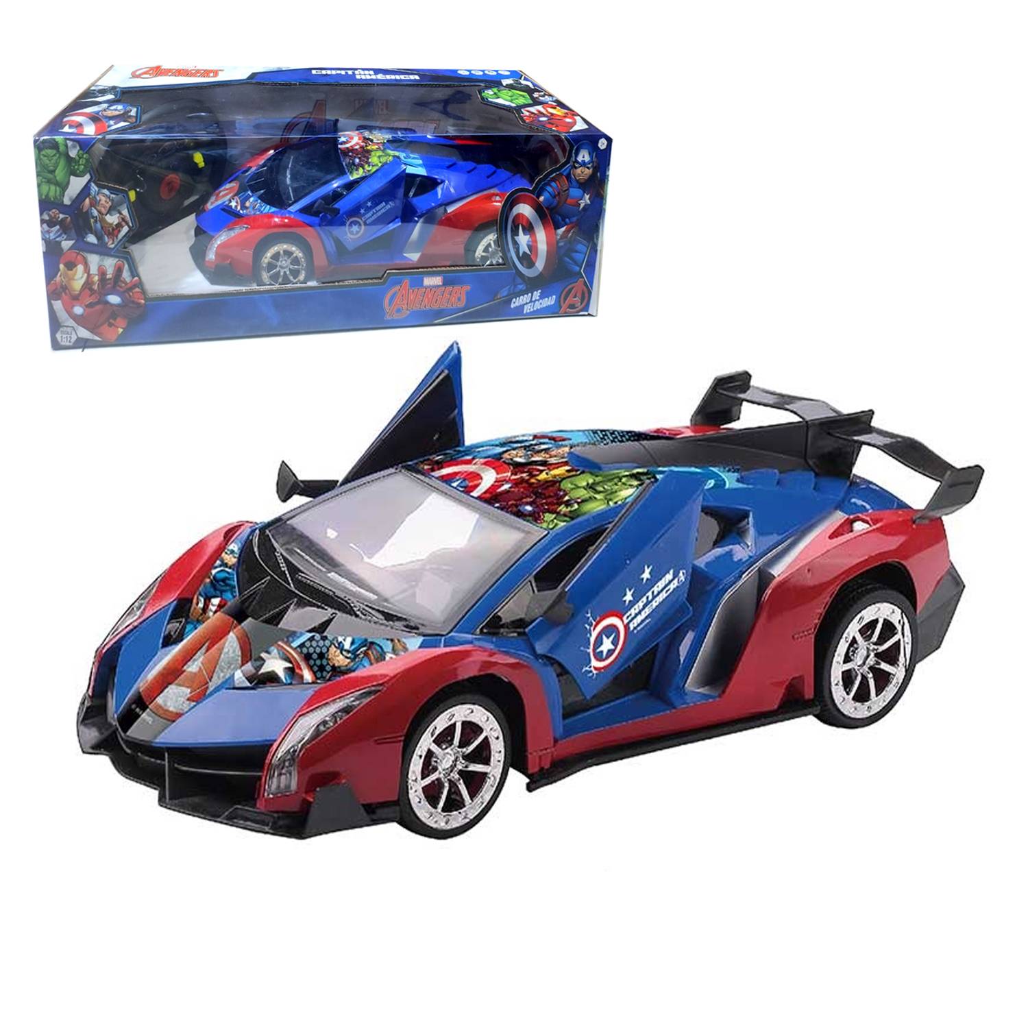 Carro de Velocidad Con Control Remoto Avengers YY-28A