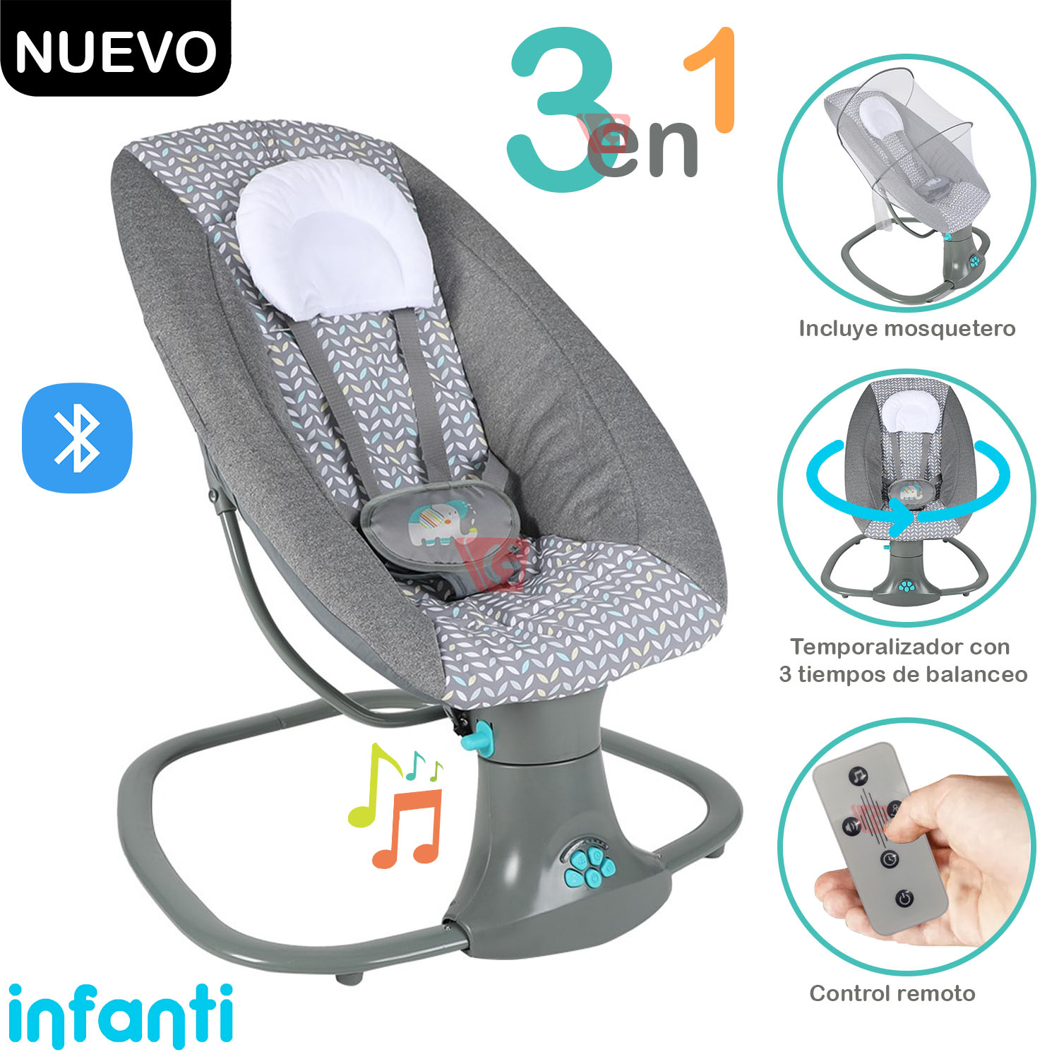 Silla Nido 3 en 1 DELUXE  8103 