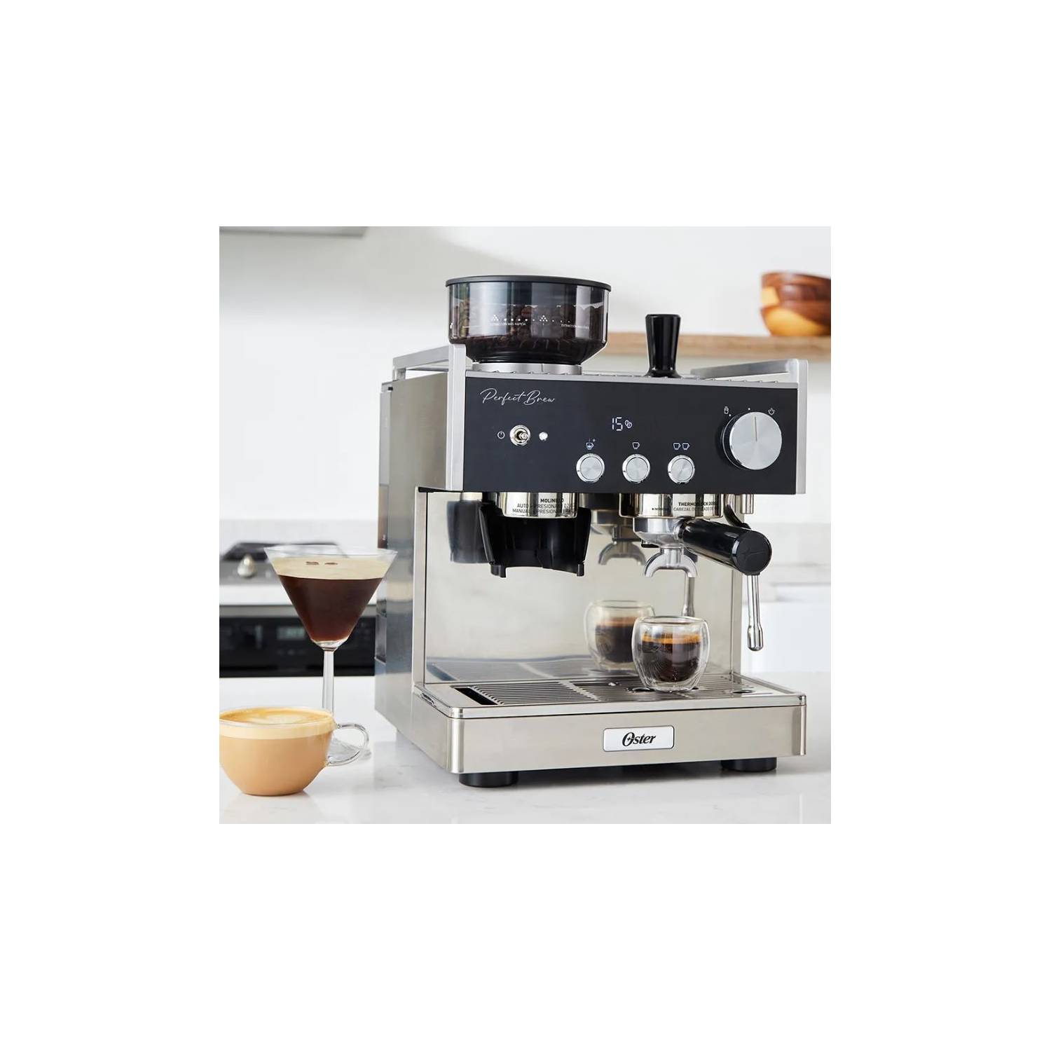 Cafetera para Espresso Perfect Brew BVSTEM7400