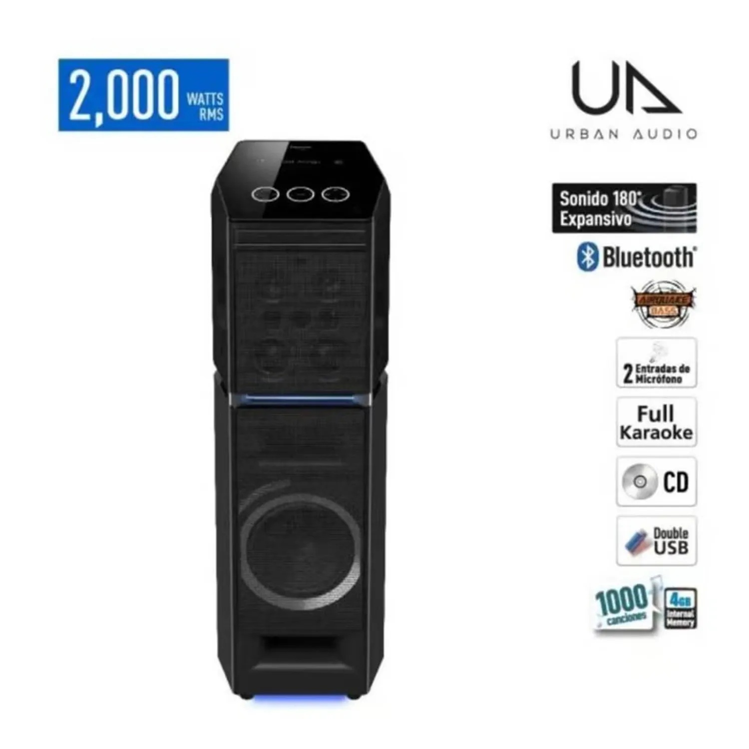 Minicomponente One Body Panasonic SC-UA90 2000W