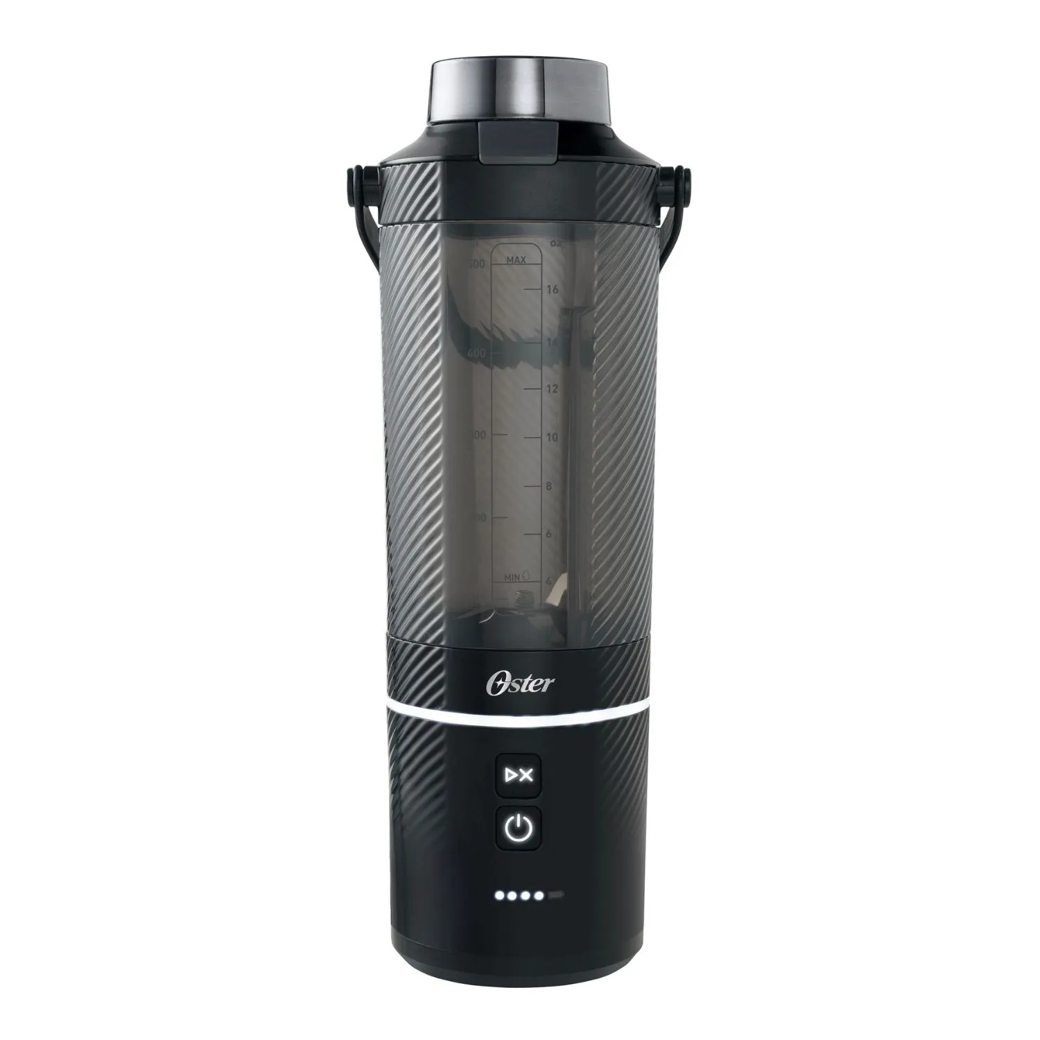 Oster Licuadora Portátil, GoMAX, 590 ml de Capacidad, para Smoothies, Negro, BLSTGFP-B20